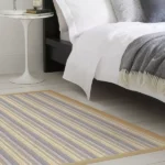 Bella Striped Wool Rug For bedroom