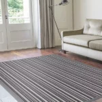 Frank Striped Wool Rug For Living Room