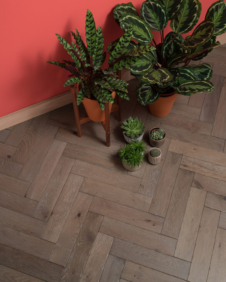 Goodrich Barn Oak Herringbone Engineered Wood Flooring