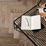 Goodrich Biscotti Oak Herringbone Wood Floors