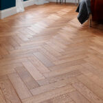 Goodrich Coffee Oak Herringbone Floor