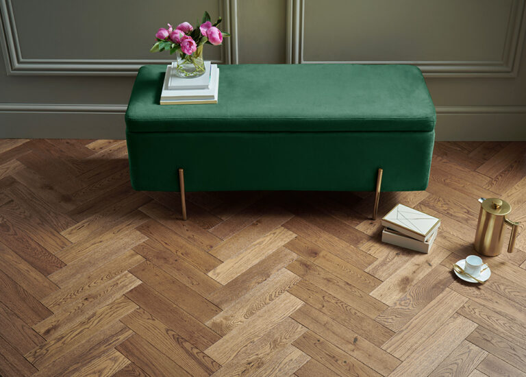 Goodrich Coffee Oak Parquet Flooring