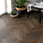 Goodrich Espresso Oak Herringbone Engineered Wood Floor