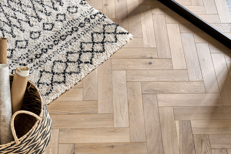 Goodrich Feather Oak Herringbone Engineered Wood Flooring