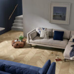 Goodrich Raw Oak Chevron Engineered Wood Flooring