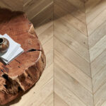 Goodrich Raw Oak Chevron Floor