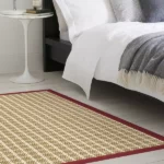 Jerry Woosie Rug Red Border