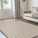 Kato Striped Wool Rug For Lounges