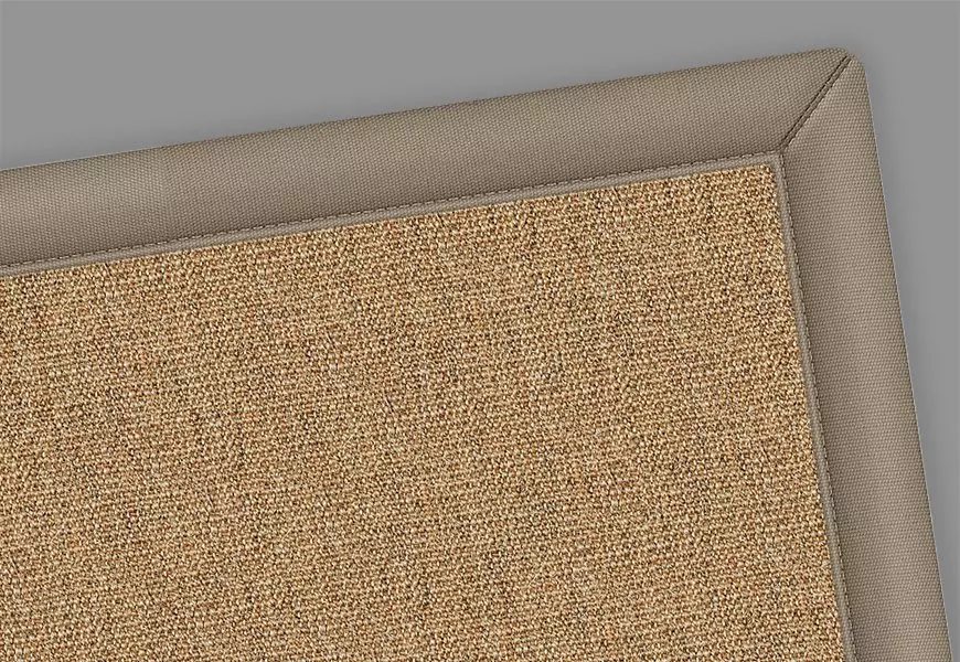 Kerry Sisal Rug With Cotton Border