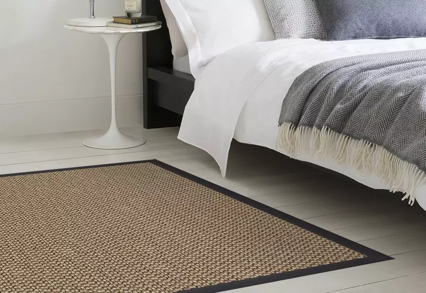 Lisa Sisal Rug Rugs With Black Borders