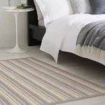 Maisie Striped Wool Rug For Bedrooms