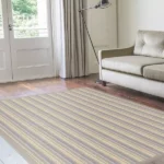 Maisie Striped Wool Rug For Lounges