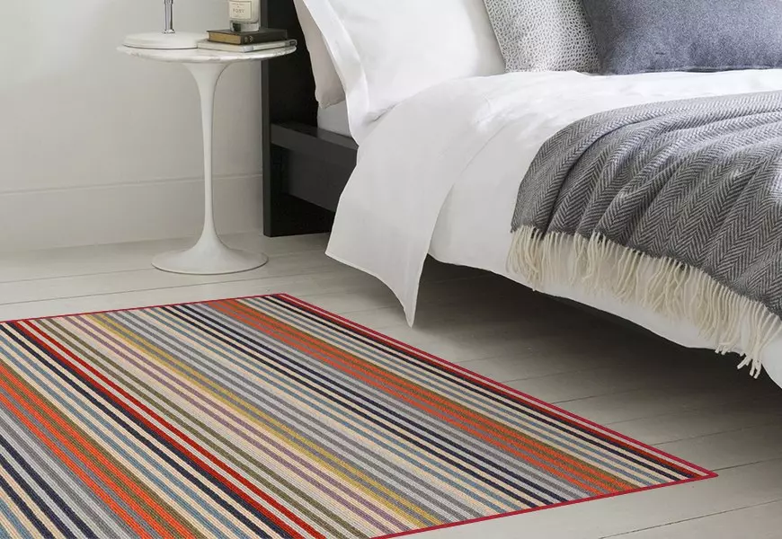 Margo Selby Westbrook Striped Rug 3 For Bedrooms