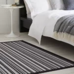 Merlin Striped Wool Rug For bedrooms