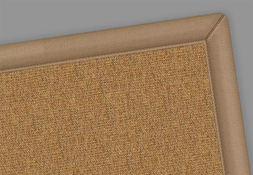 Sue Sisal Rug With Beige Border