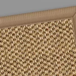 Susie Sisal Rug Brown Border