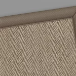 Willie Sisal Rug Beige Border