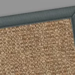 James Jute Rug Gun Metal Border