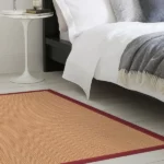 Porter Jute Rug Crimson Border